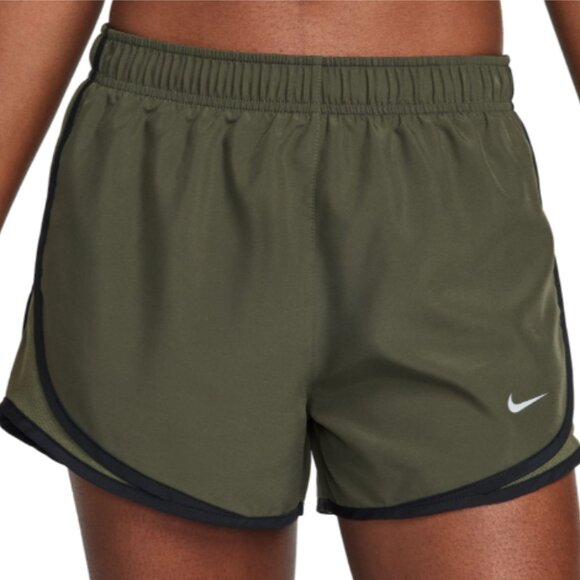 Nike Women's Tempo Brief-Lined Running Shorts- Cargo Khaki - Picture 1 of 2